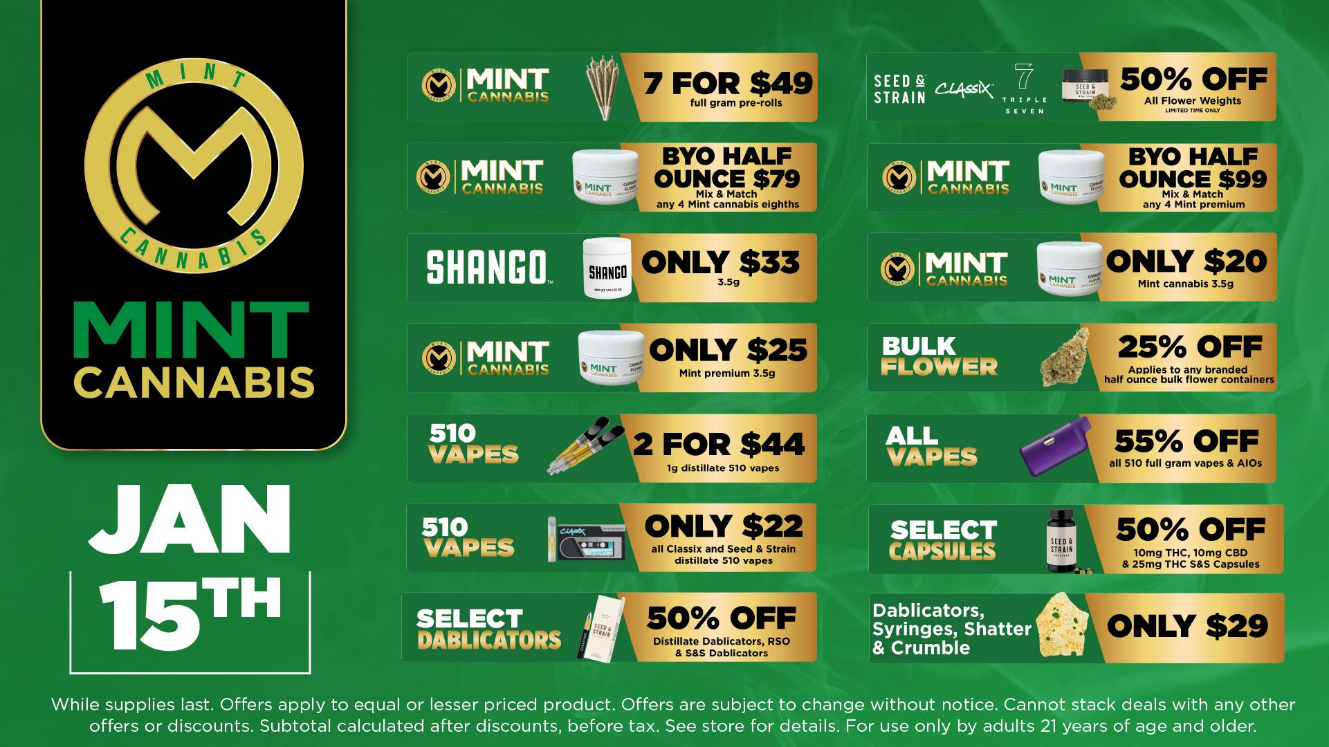 Cannabist Miami Pinelake 1.15.2026 Special