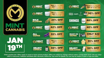 Cannabist Miami Pinelake Mint Cannabis 01.19.2026 Deals