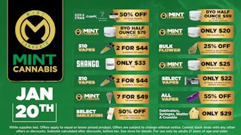 Cannabist Miami Pinelake Mint Cannabis 1.20.26 Deals