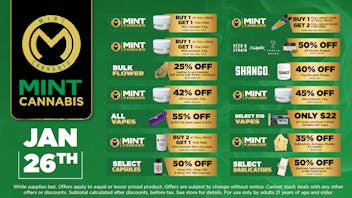 Cannabist Miami Pinelake Mint Cannabis 1.26.26 Deals