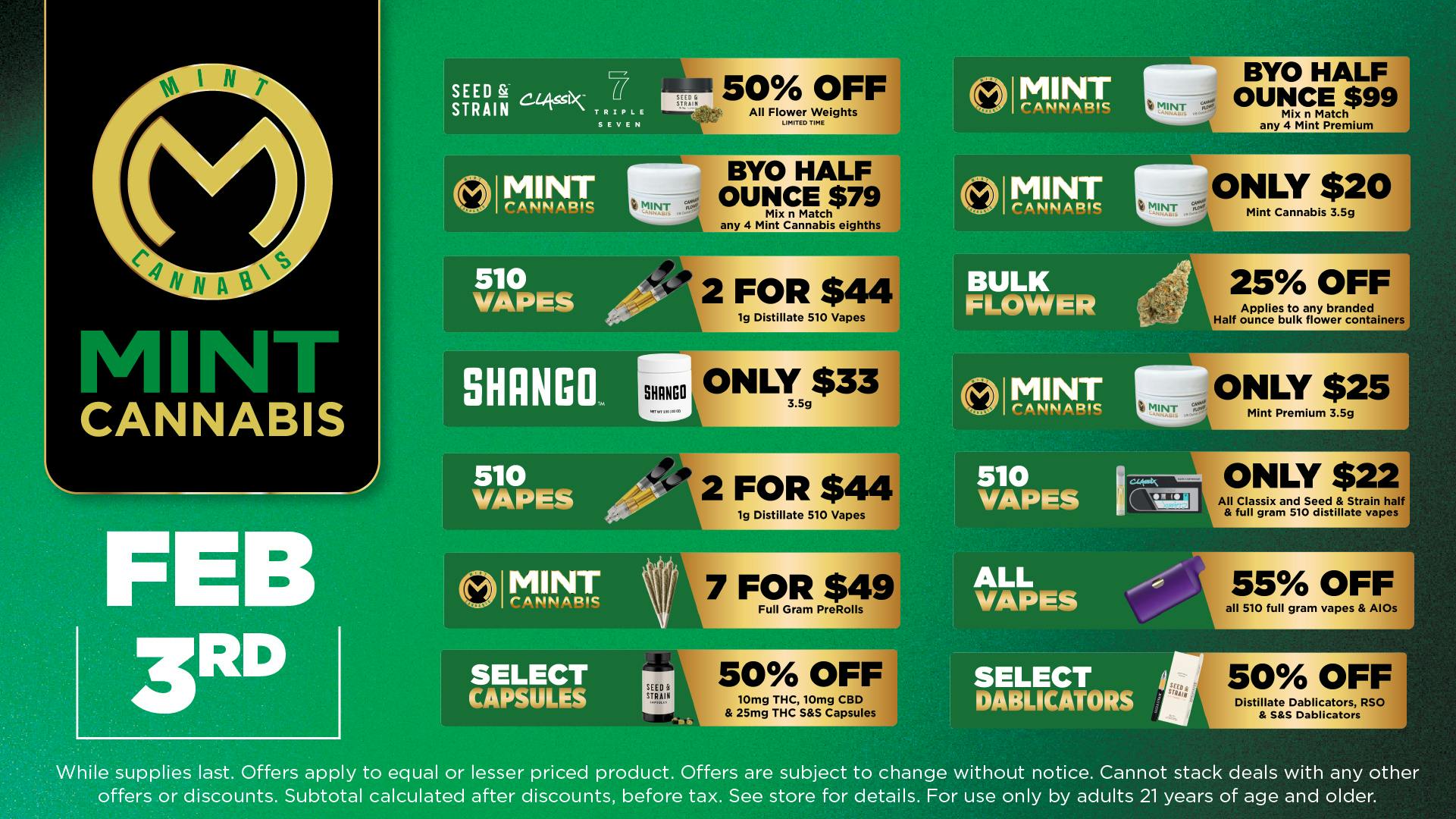 Cannabist St. Augustine 2.3.26 Mint Cannabis Deals