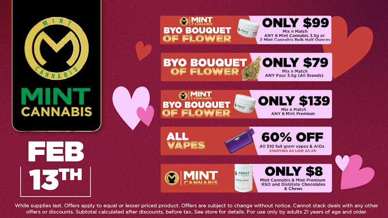 Cannabist Brandon 2.13.2026 Specials