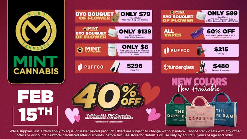 Cannabist Delray Beach 2.15.2026 Specials