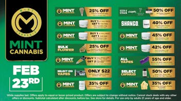 Cannabist Bradenton Mint Cannabis 02.22.26 Deals