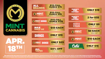 Cannabist Orlando Mint Cannabis 04.18.26 Deals