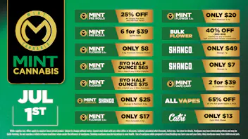 Cannabist Brandon Mint Cannabis Deals 07.01.2026!