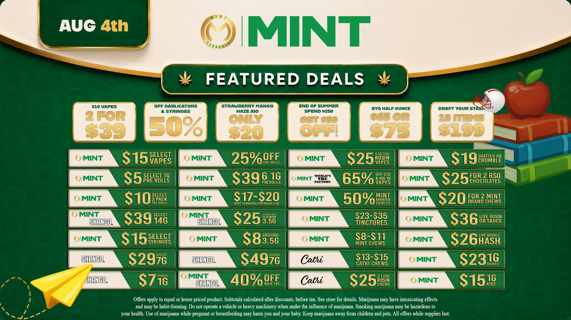 Cannabist Orlando Mint Cannabis Deals 08.04.26