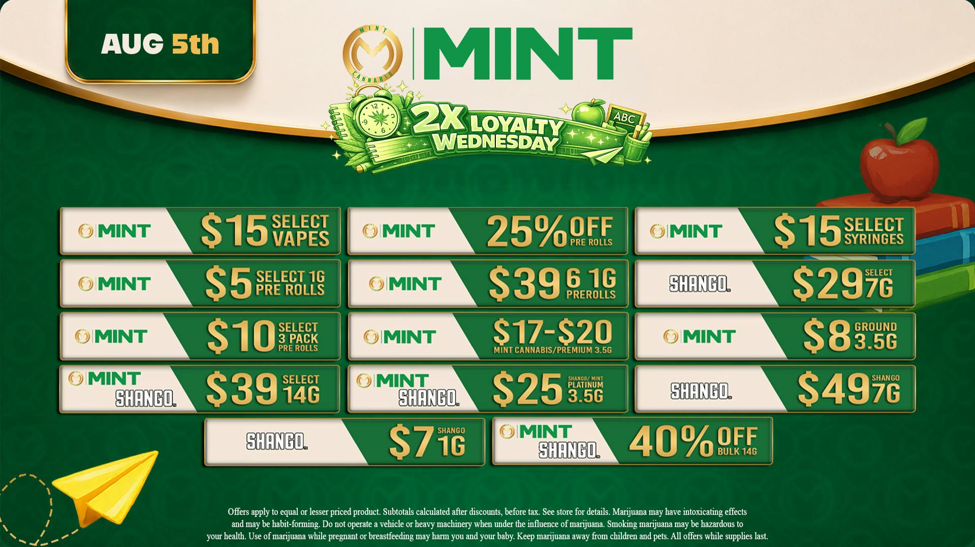 Cannabist St. Augustine Mint Cannabis Deals 08.05.26