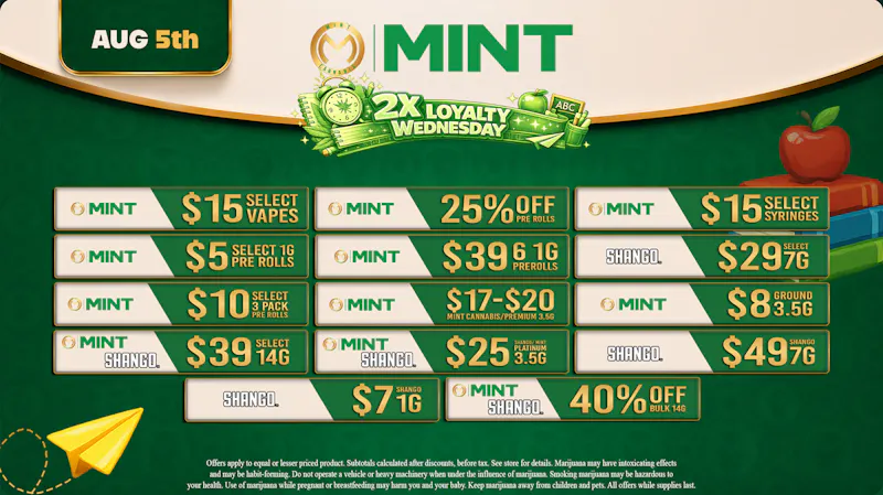 Cannabist Bradenton Mint Cannabis Deals 08.05.26