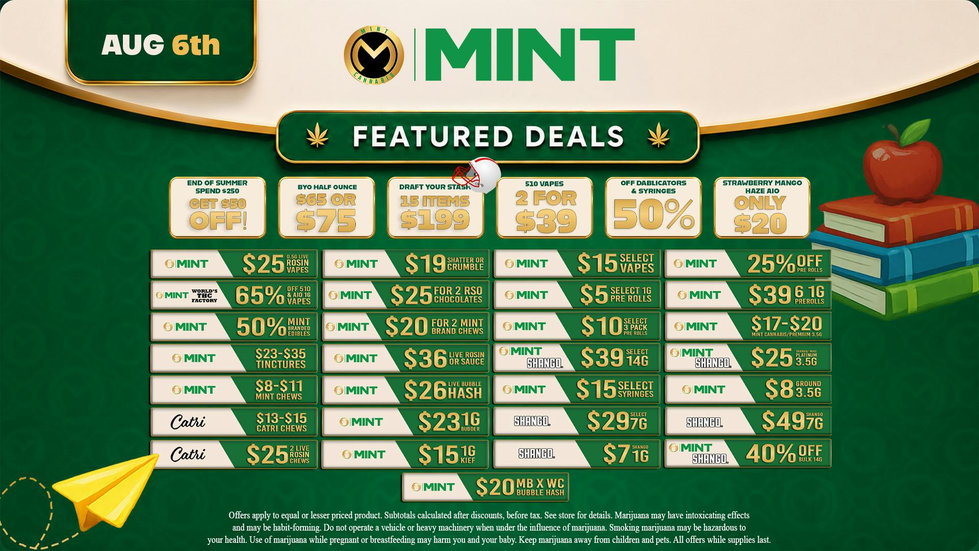 Cannabist Miami Pinelake 08.06.2026 Specials