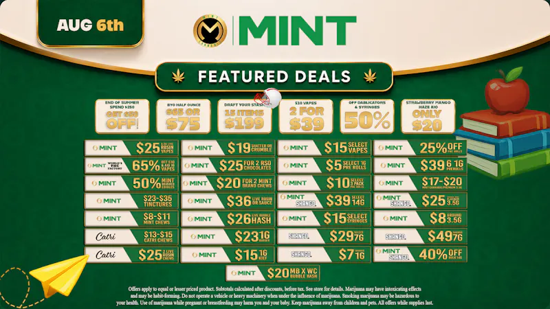 Cannabist Miami Pinelake 08.06.2026 Specials