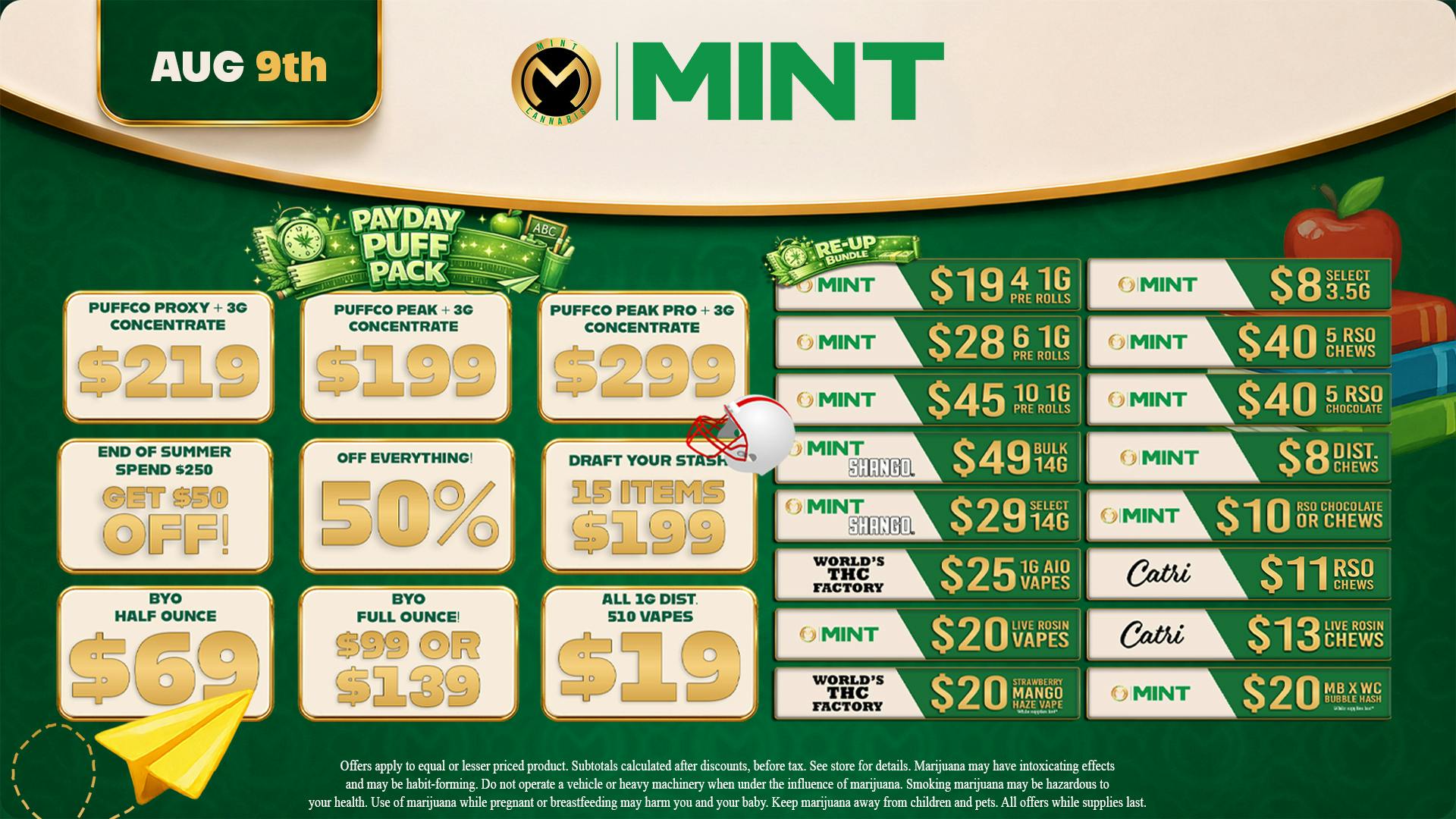 Cannabist Miami Pinelake 08.09.2026 Specials