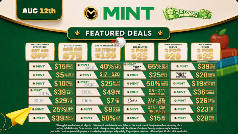 Cannabist Bonita Springs 08.12.2026 Specials