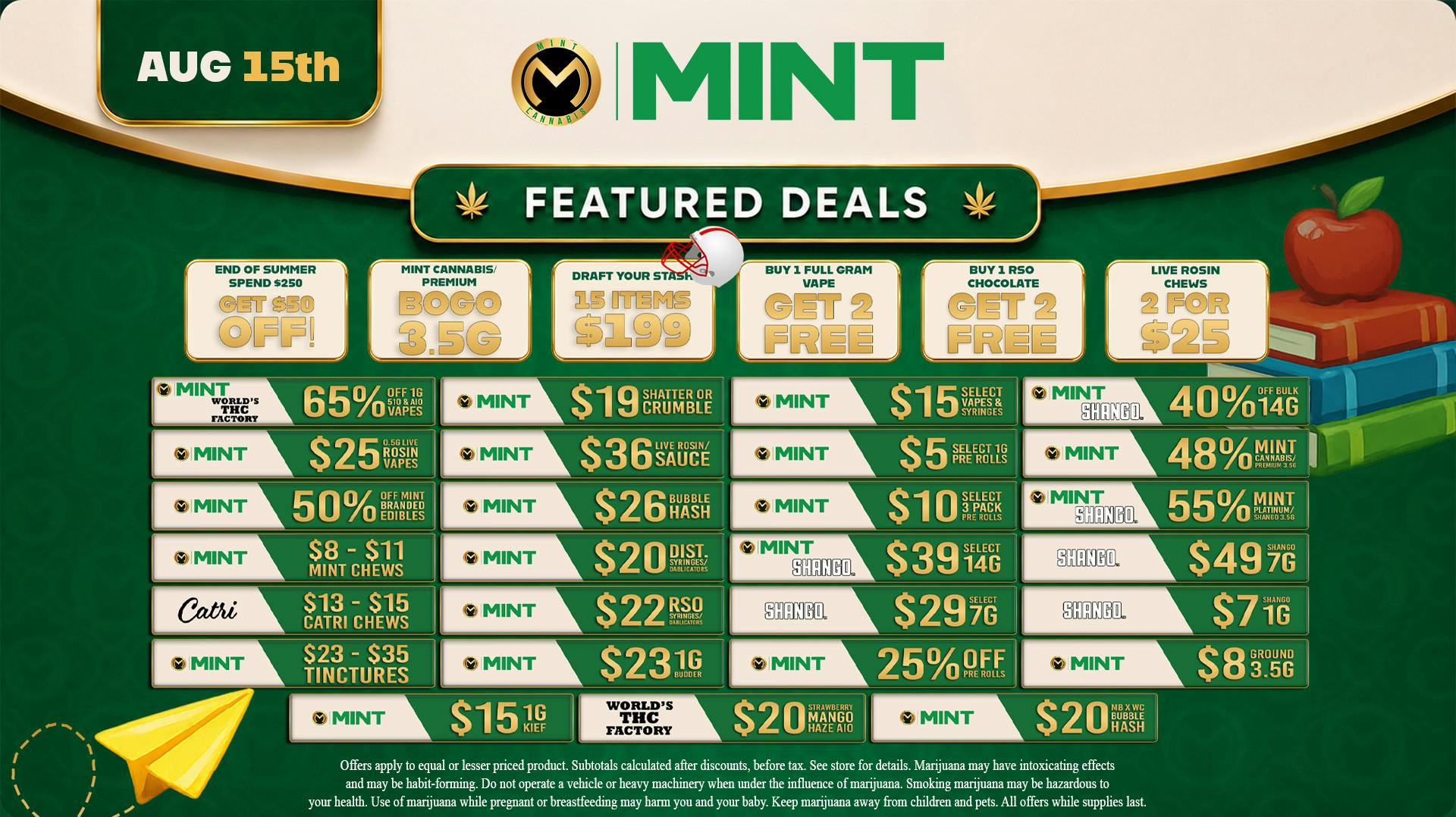 Cannabist Delray Beach 08.15.2026 Specials