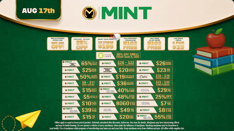 Cannabist Longwood Mint Cannabis Deals 08.17.26