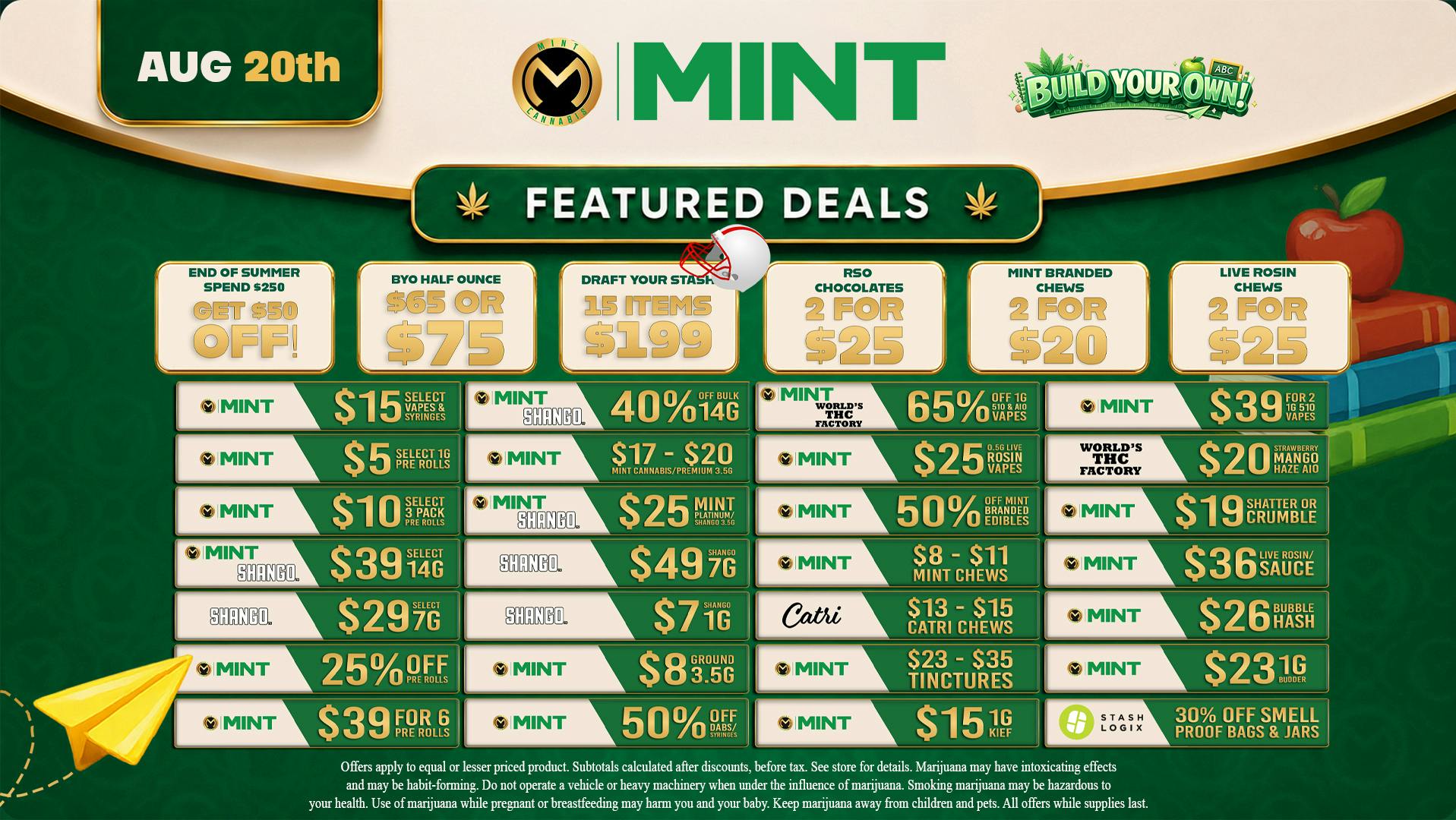 Cannabist Miami Pinelake Mint Cannabis Deals 08.20.26