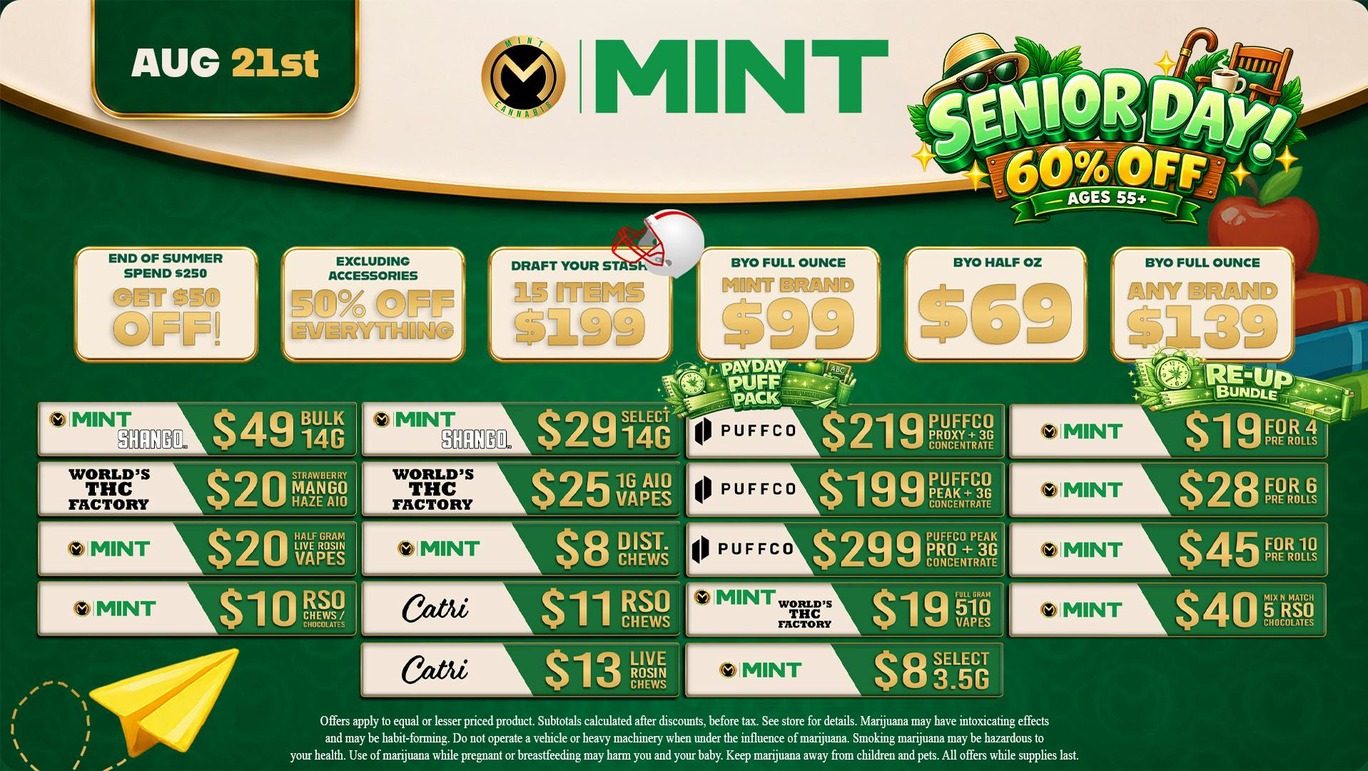 Cannabist Miami Pinelake Mint Cannabis Deals 08.21.26