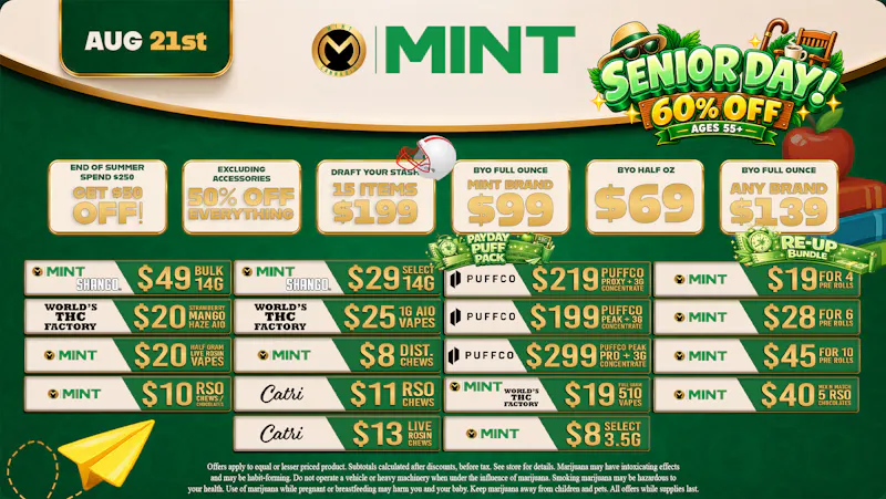 Cannabist Miami Pinelake Mint Cannabis Deals 08.21.26