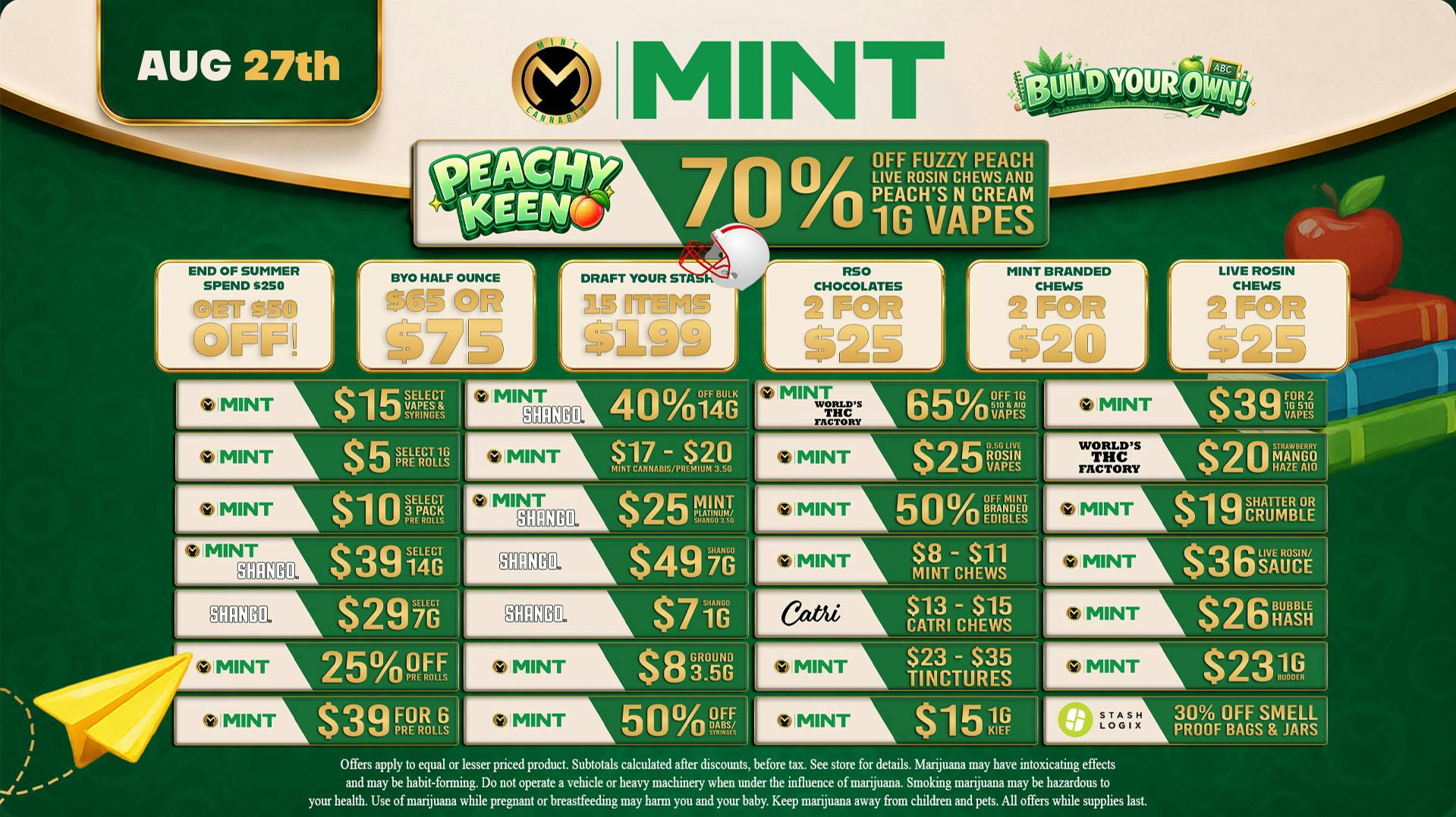 Cannabist Brandon 08.27.26 Specials!