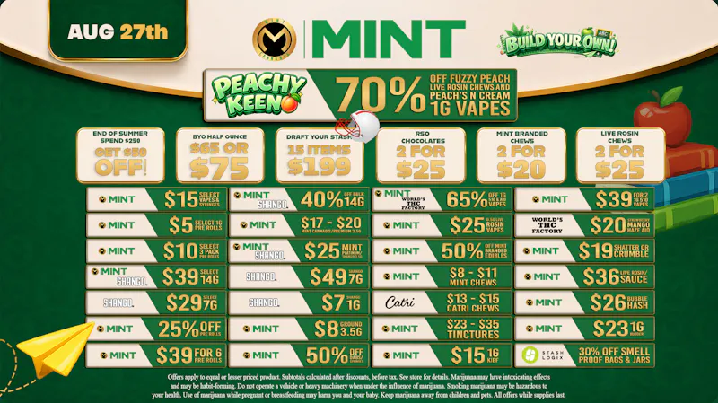 Cannabist Brandon 08.27.26 Specials!