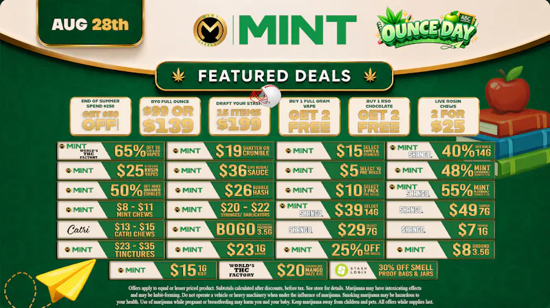 Cannabist Brandon 08.28.26 Specials!