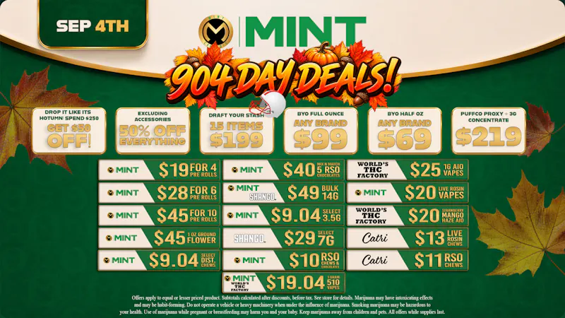 Cannabist Cape Coral 09.04.26 Specials!