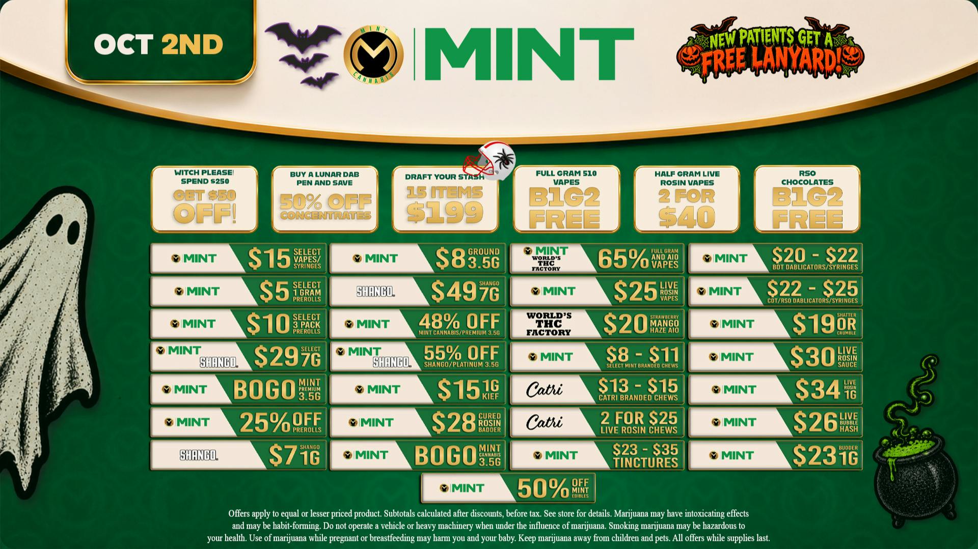 Mint Cannabis - Longwood 10.02.26 Specials