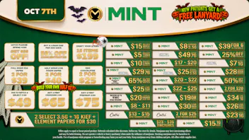 Mint Cannabis - Stuart 10.07.2026 Specials