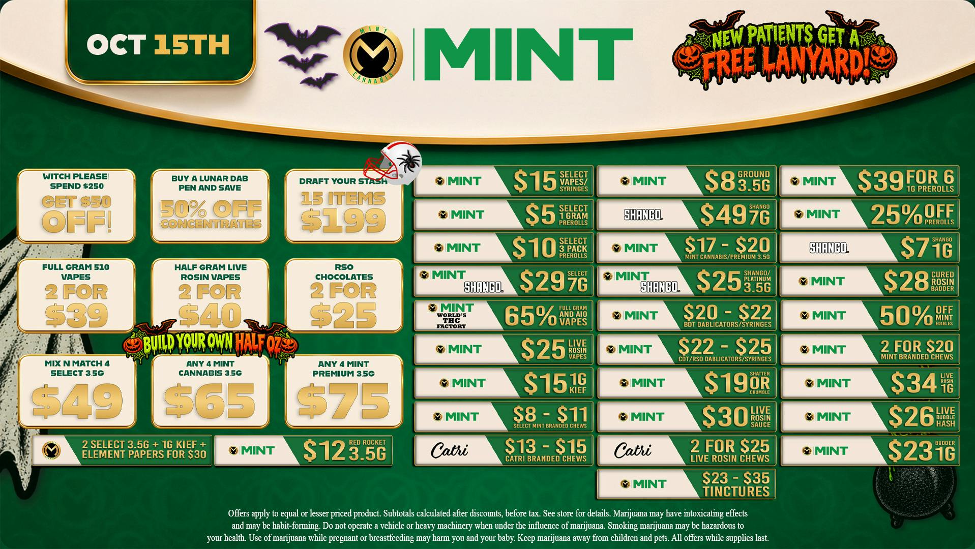 Mint Cannabis - Longwood Mint Cannabis Deals 10.15.26