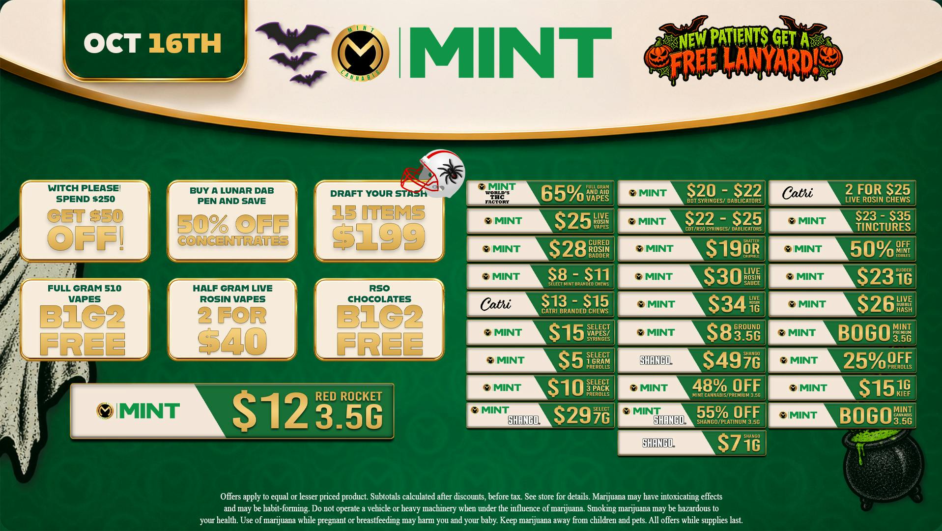 Mint Cannabis - Delray Beach Mint Cannabis Deals 10.16.26