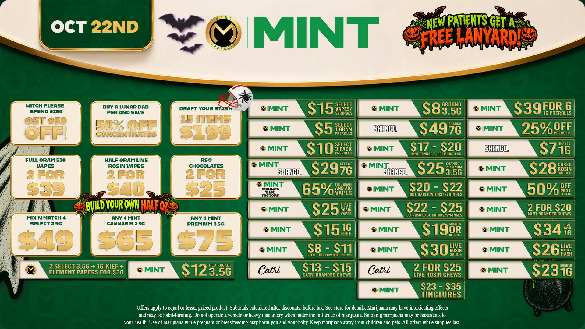 Mint Cannabis - Brandon Mint Cannabis Deals 10.22.26