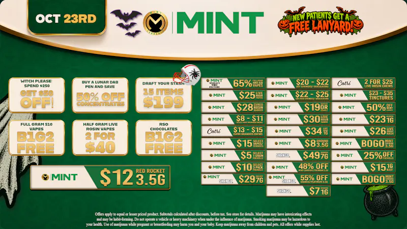 Mint Cannabis - Longwood Mint Cannabis Deals 10.23.26