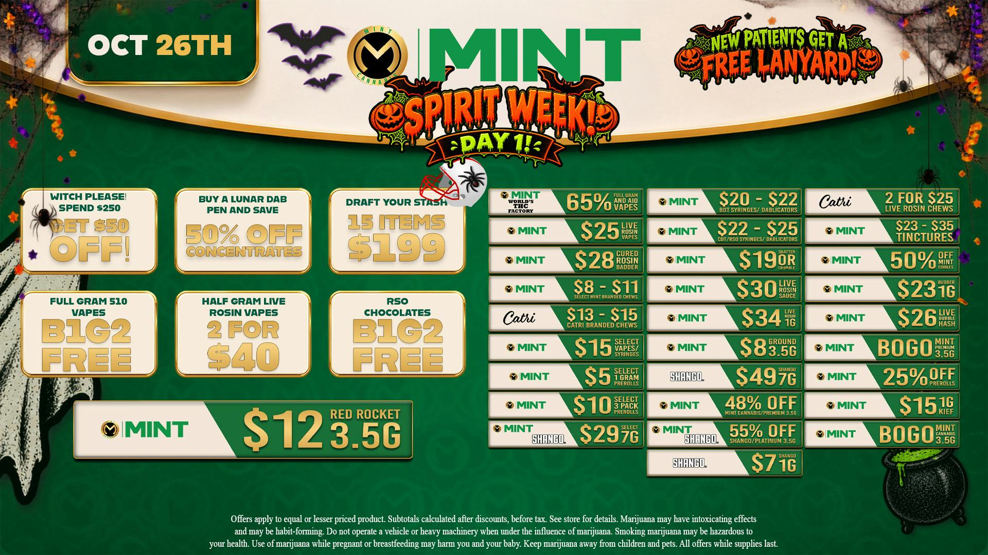 Mint Cannabis - Melbourne Mint Cannabis Deals 10.26.26