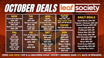 Leaf Society October Deals – Spooky Savings + 10% Back