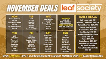 Leaf Society November Deals – Fall Into Fresh Drops + 6% Back