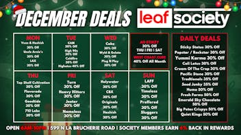 Leaf Society December Deals – Holiday Heat + 6% Back Rewards