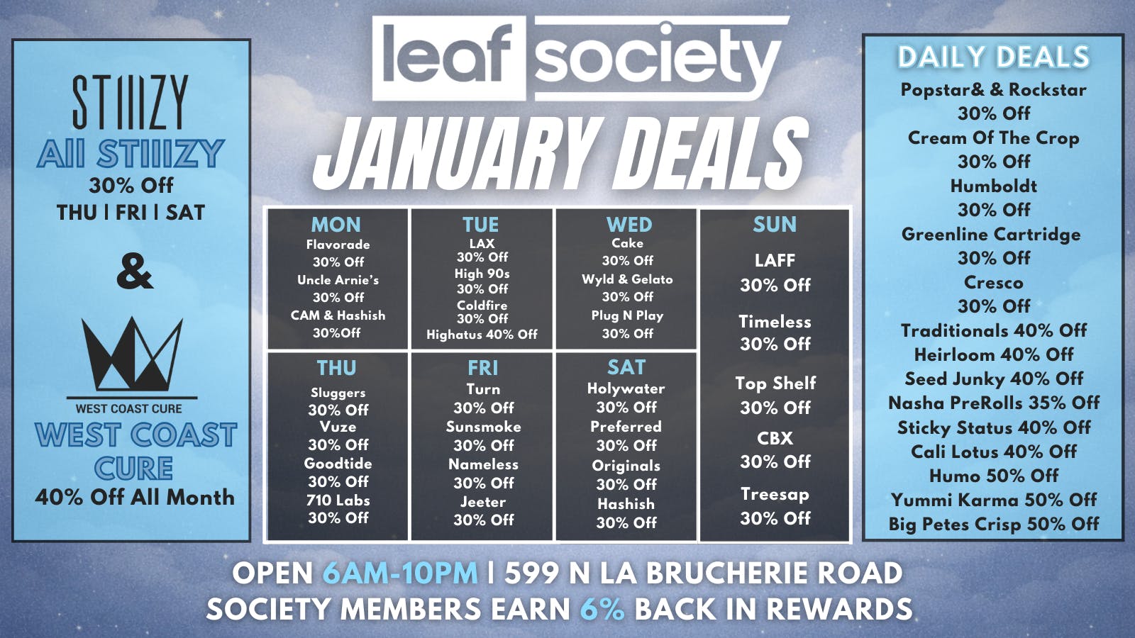 Leaf Society January Deals New Year Heat + 6% Back