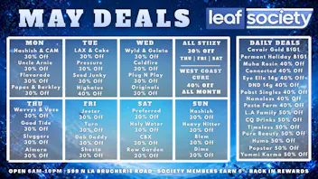Leaf Society May Deals – Daily Specials + 6% Back All Month