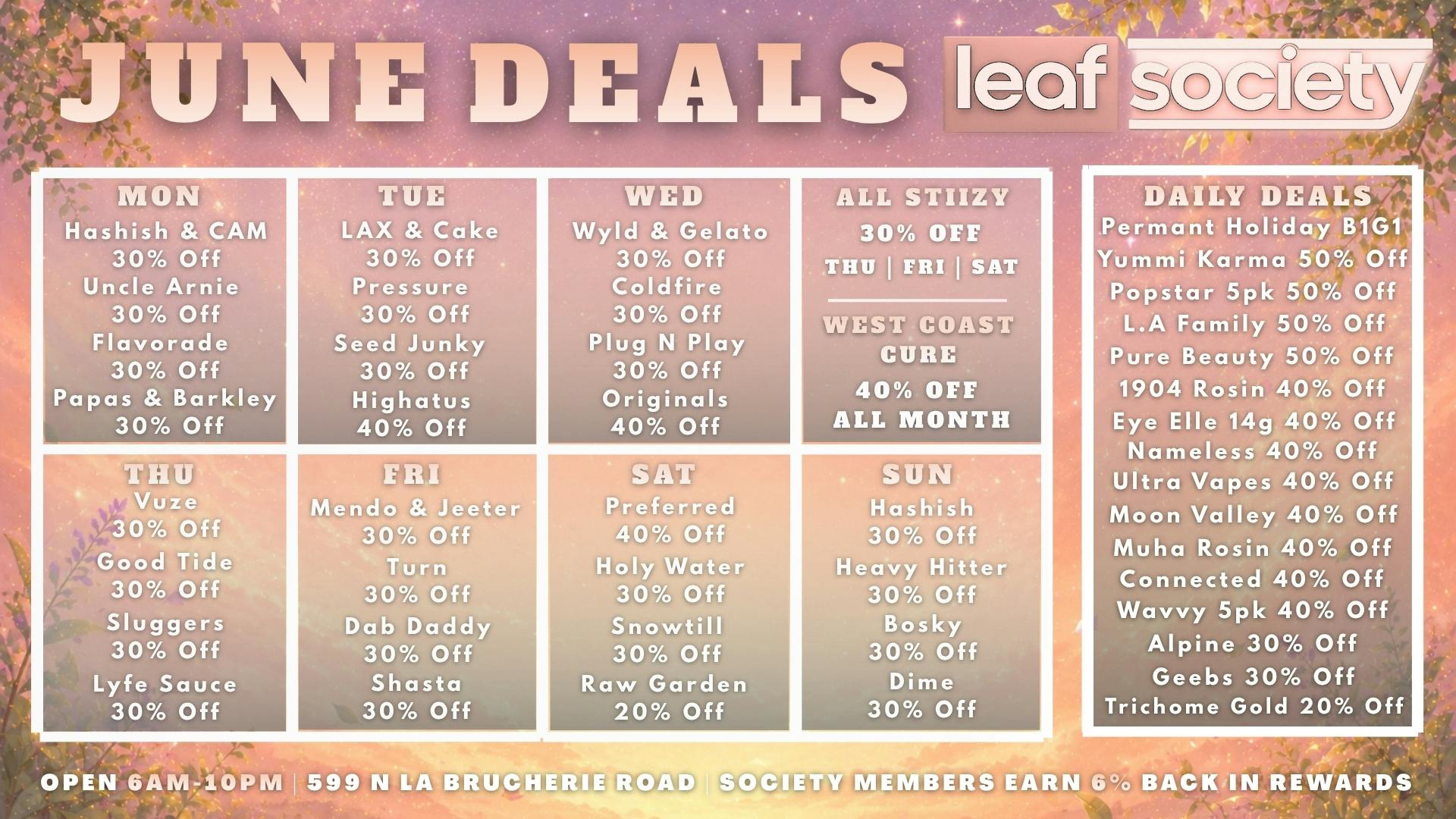 Leaf Society June Deals Are Here – Save Big All Month + 6% Back