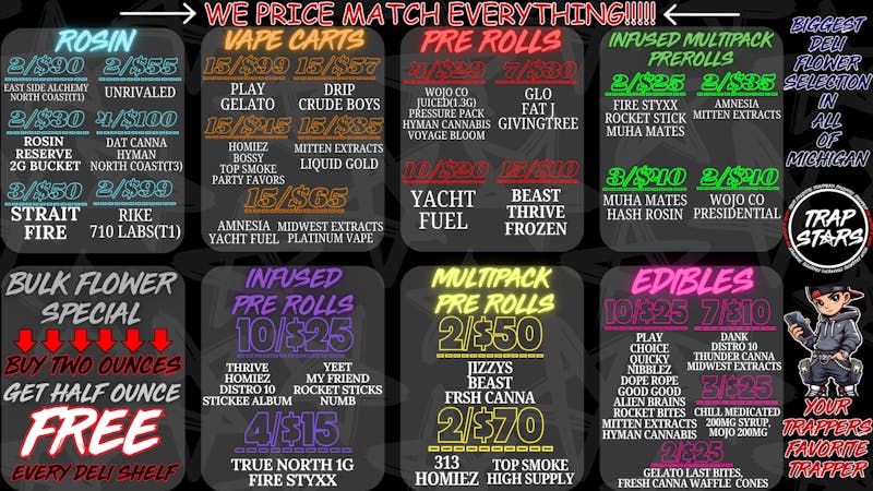 Trap Stars Outlet BEST PRICES IN THE STATE,WE PRICE MATCH EVERYTHING