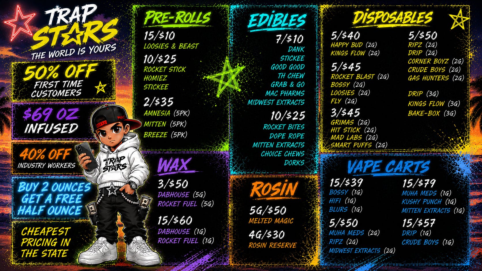 Trap Stars Outlet BEST PRICES IN THE STATE,WE PRICE MATCH EVERYTHING