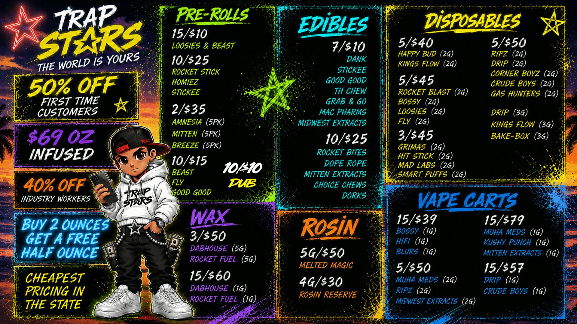 Trap Stars Outlet BEST PRICES IN THE STATE,WE PRICE MATCH EVERYTHING