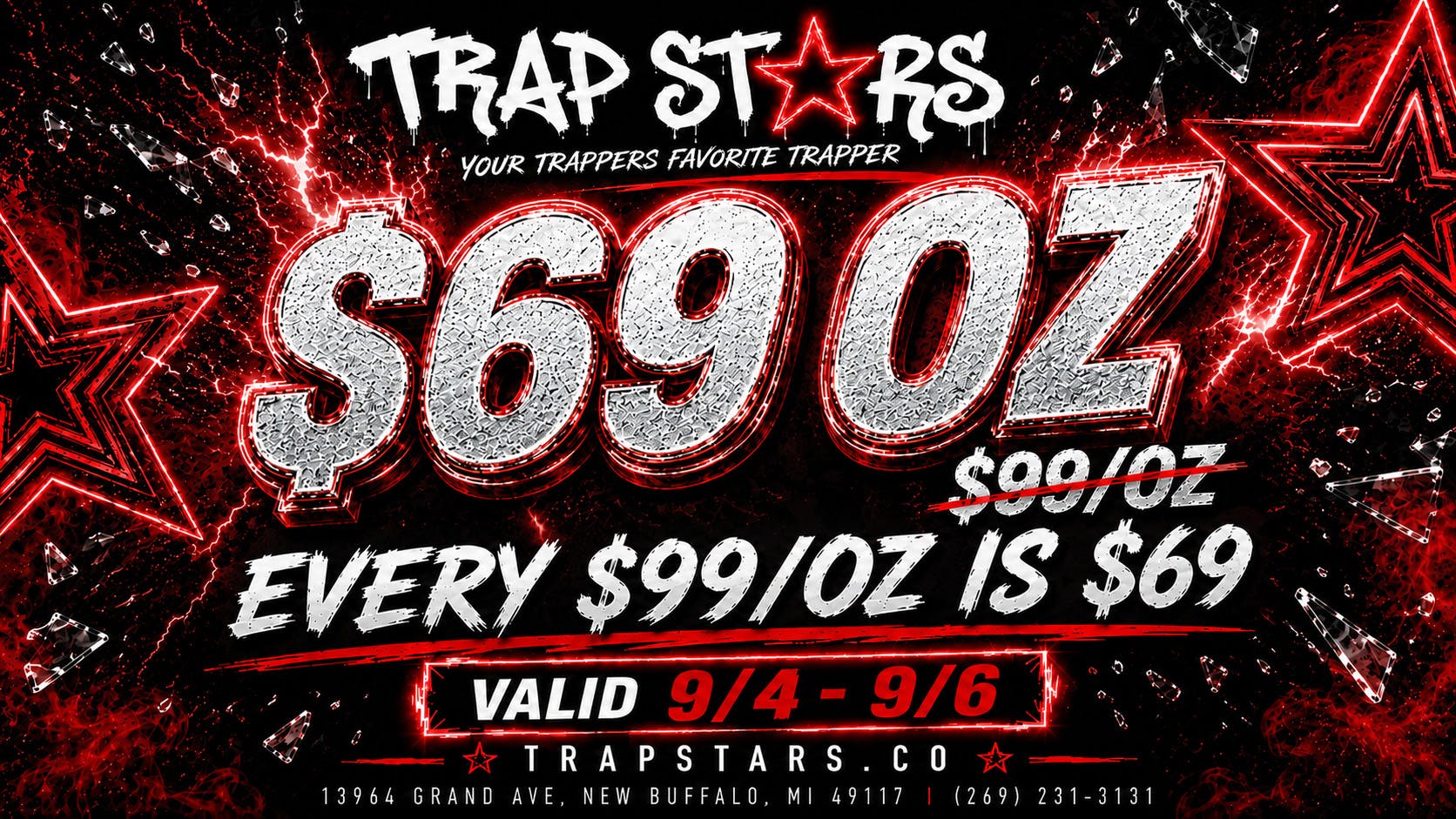 Trap Stars Outlet 50% OFF FIRST TIME CUSTOMERS!