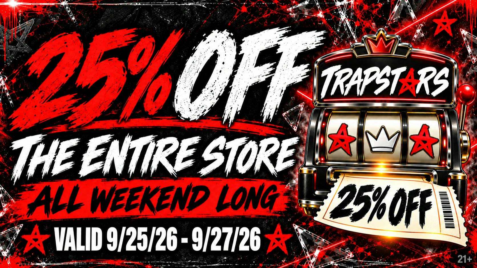 Trap Stars Outlet 50% OFF FIRST TIME CUSTOMERS! WE BEAT ALL DEALS!