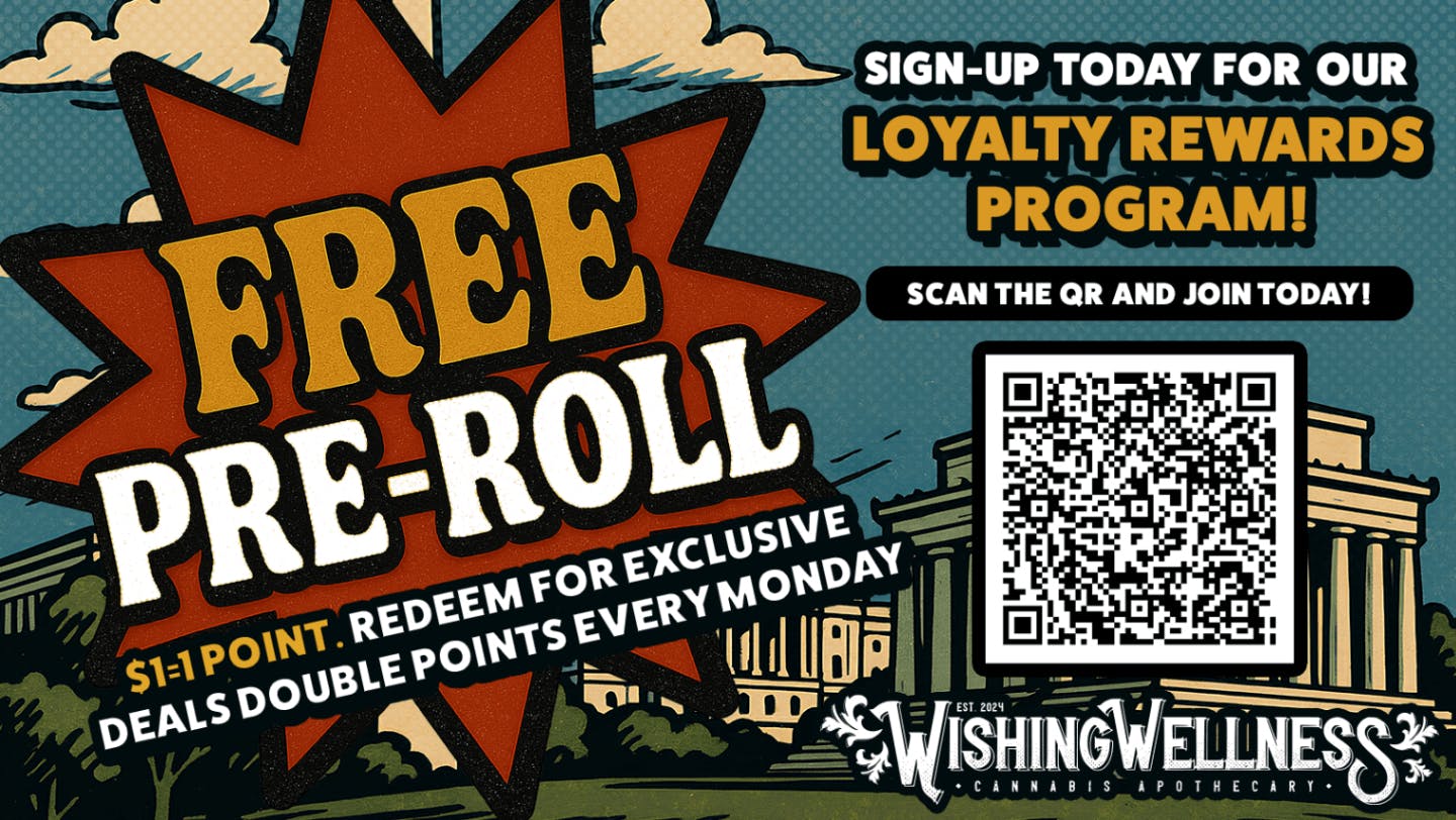 Wishing Wellness Delivery Join Our Loyalty Program – Get a Free Pre-Roll
