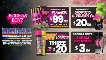 Bodega Boyz - Miami MEMORIAL WEEKEND DEALS ARE LIVE