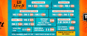 Live It House 💥28g x $85 / 28g x $95 / 28g x $110💥