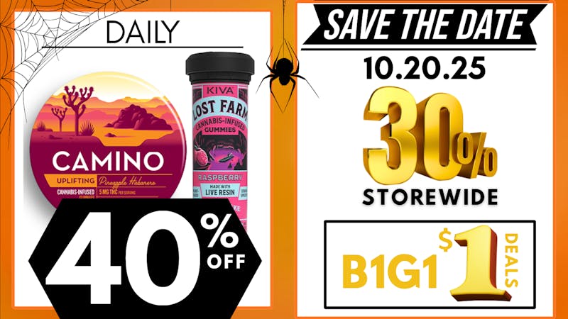 Backpack Boyz San Bernardino 30% STOREWIDE on 10/20- 40% OFF Camino & Lost Farm