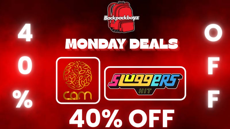 Backpack Boyz San Bernardino 🤑 Monday Madness – 40% OFF CAM & SLUGGERS