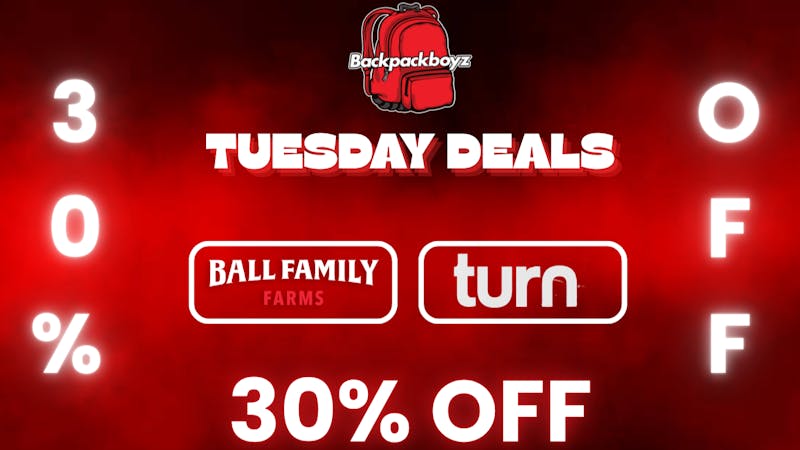 Backpack Boyz San Bernardino 🔥 30% OFF BALL FAMILY FARMS & TURN – Tuesdays
